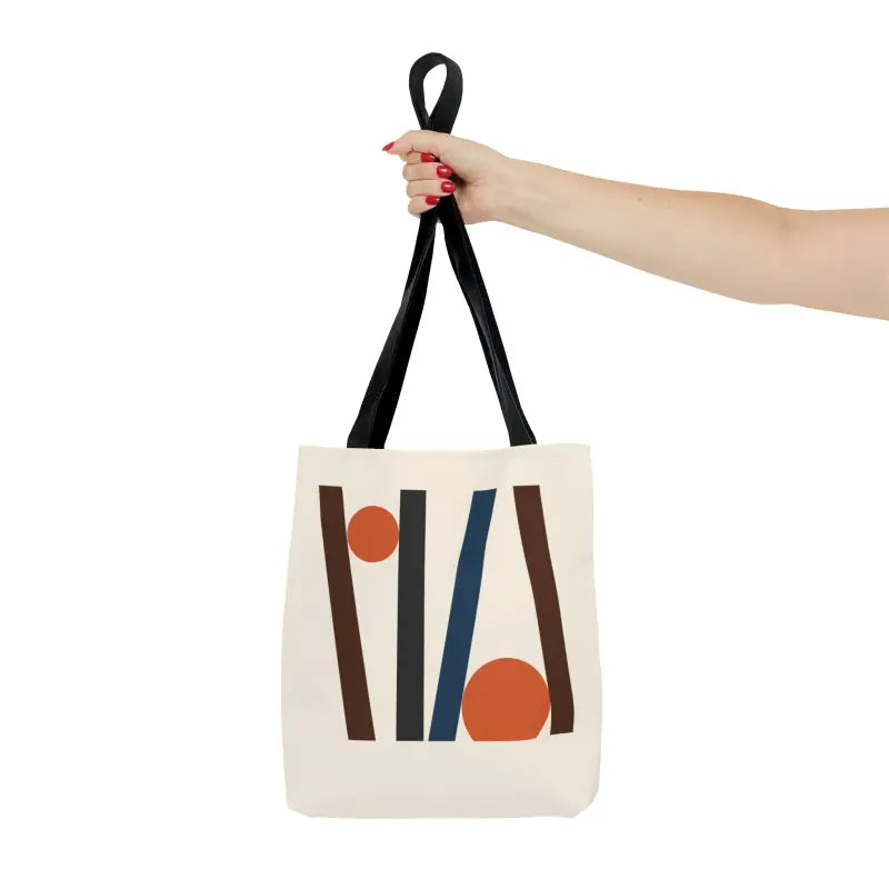 Unlock Style: Abstract Lines Tote Bag Sensation - Bags