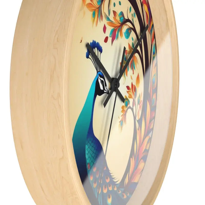 Peacock Wall Clock - a Silent Statement Piece that Rocks! - Home Decor