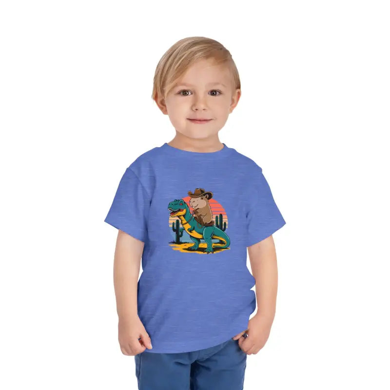 Capybara & T-rex Toddler Tee: Unleash Daily Excitement! - Kids Clothes