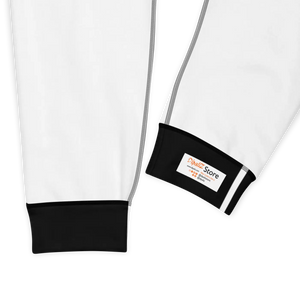 Cardio Queen Women’s Black Joggers | Double White Stripe Track Pants - s