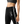 Cardio Queen Women’s Black Joggers | Double White Stripe Track Pants - s