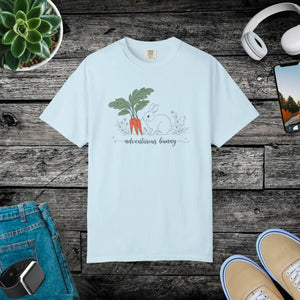 Relaxed Carrot Garden Tee - Adventurous Bunny Graphic - Dipaliz - T-shirts