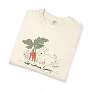 Relaxed Carrot Garden Tee - Adventurous Bunny Graphic - Dipaliz - T-shirts