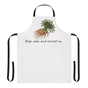 Stylish Carrot Print Apron - Tie-back Closure - Dipaliz - Aprons