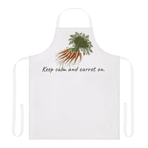 Stylish Carrot Print Apron - Tie-back Closure - Dipaliz - Aprons