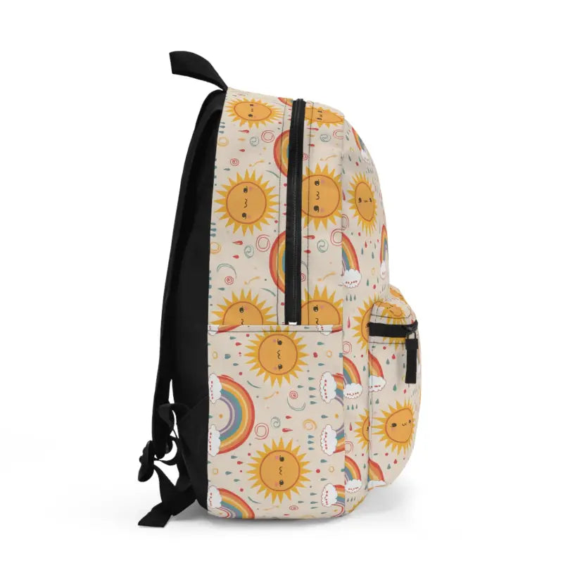 Carry Sunshine: Lightweight Rainbows Cozy Backpack for Eco-travelers - one Size Bags