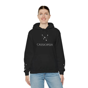 Soft Cassiopeia Constellation Hoodie Star Map Pullover - Dipaliz - Sweatshirts