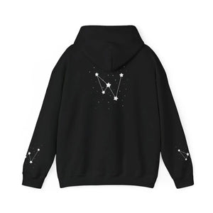 Soft Cassiopeia Constellation Hoodie Star Map Pullover - Dipaliz - Sweatshirts