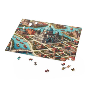 City Castle Puzzle Magic - Mystical Jigsaw for Home Decor - Dipaliz