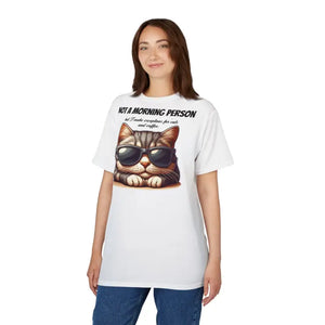 Not a Morning Person Cozy Coffee Unisex Tee - Dipaliz - White Stitching / 4 Oz. / s - T-shirts