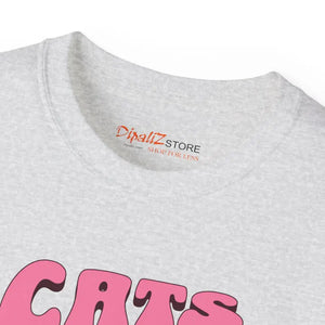 Ultra Cotton Tee - Cat Coffee Lover Design - Dipaliz - T-shirts