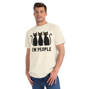 Sassy Three Cats Tee - Organic Cotton Cat Lovers - Dipaliz - T-shirts