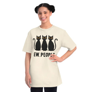 Sassy Three Cats Tee - Organic Cotton Cat Lovers - Dipaliz - T-shirts