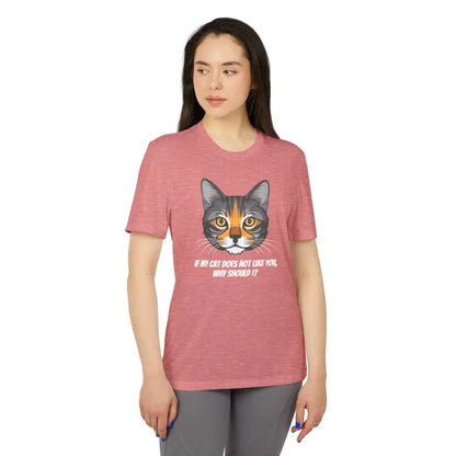 Cat Approved Recycled Adidas Tee: Style Meets Sustainability - T-shirt