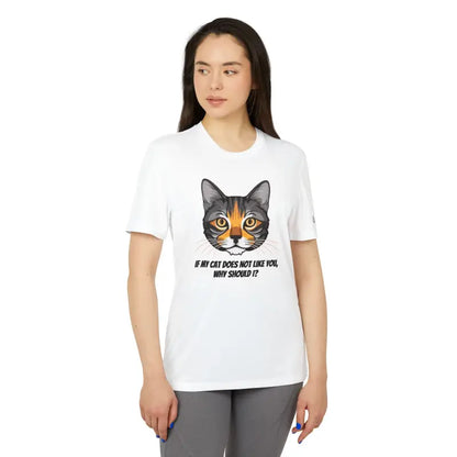 Cat Approved Recycled Adidas Tee: Style Meets Sustainability - T-shirt