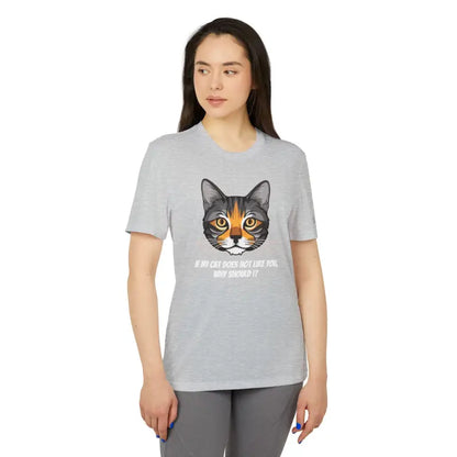 Cat Approved Recycled Adidas Tee: Style Meets Sustainability - T-shirt