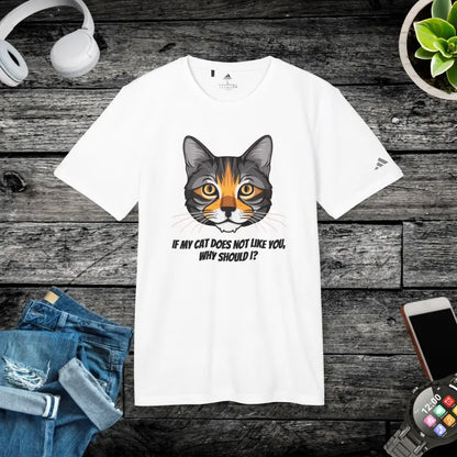 Cat Approved Recycled Adidas Tee: Style Meets Sustainability - White / s T-shirt