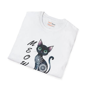 Soft Cat Meow Unisex Softstyle Tee - Cotton Comfort - Dipaliz - T-shirts