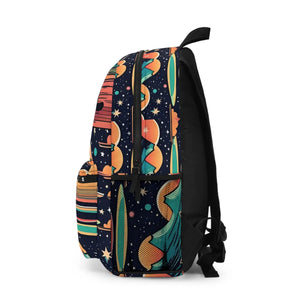 Cosmic Cat with Ufo Backpack - Spun Polyester - Dipaliz - Backpacks