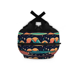 Cosmic Cat with Ufo Backpack - Spun Polyester - Dipaliz - Backpacks