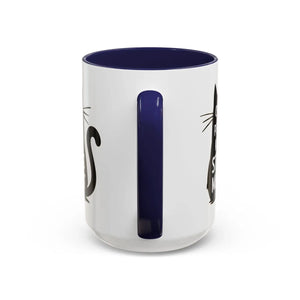 Two-tone Cat Mug - People Kinda Stress Meowt 11oz - Dipaliz - Mugs