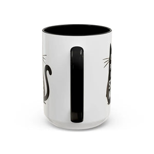 Two-tone Cat Mug - People Kinda Stress Meowt 11oz - Dipaliz - Mugs