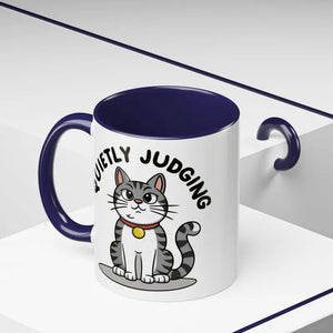 Mug - Cat Quietly Judging Accent Coffee - Ceramic - Dipaliz