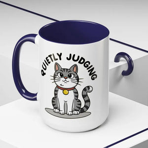 Mug - Cat Quietly Judging Accent Coffee - Ceramic - Dipaliz
