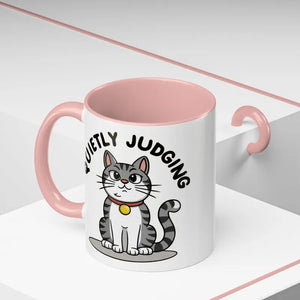 Mug - Cat Quietly Judging Accent Coffee - Ceramic - Dipaliz