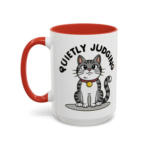 Mug - Cat Quietly Judging Accent Coffee - Ceramic - Dipaliz