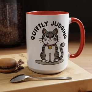 Mug - Cat Quietly Judging Accent Coffee - Ceramic - Dipaliz