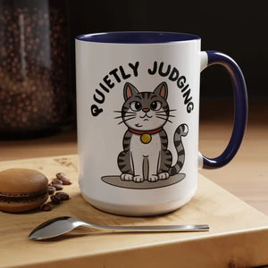 Mug - Cat Quietly Judging Accent Coffee - Ceramic - Dipaliz