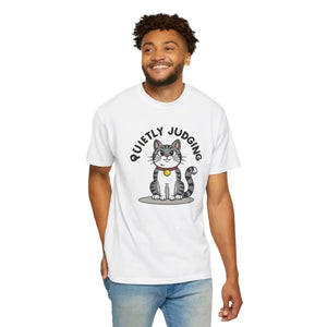 Soft Cat Quietly Judging Tee - Comfort Colors - Dipaliz - T-shirts