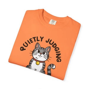 Soft Cat Quietly Judging Tee - Comfort Colors - Dipaliz - T-shirts