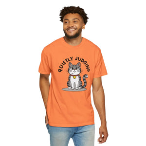 Soft Cat Quietly Judging Tee - Comfort Colors - Dipaliz - T-shirts