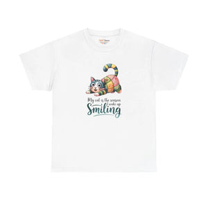Vibrant Cat Lover Tee - Unisex Heavy Cotton - Dipaliz - T-shirts