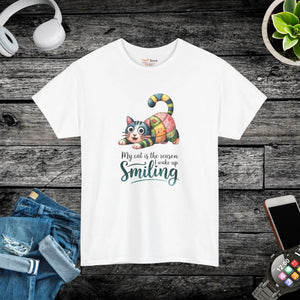 Vibrant Cat Lover Tee - Unisex Heavy Cotton - Dipaliz - T-shirts