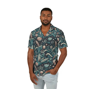 Hawaiian Camp Shirt - Catch Summer Vibes Classic Button-front - Dipaliz - Shirts