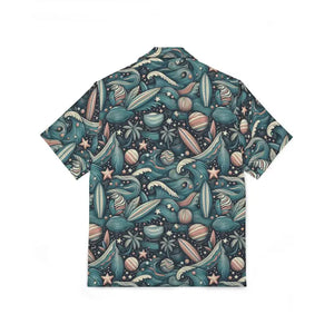 Hawaiian Camp Shirt - Catch Summer Vibes Classic Button-front - Dipaliz - Shirts