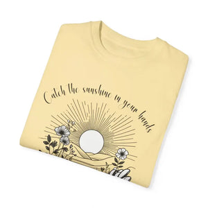 Sunshine Unisex Garment-dyed T-shirt - Handcrafted Cool - Dipaliz - T-shirts