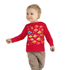 Rainbow Fish Toddler Long Sleeve Tee - Adventure Ready - Dipaliz - T-shirts