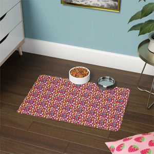 Waterproof Pet Food Mat - Non-slip Paw Design - Dipaliz - Bowl Mats