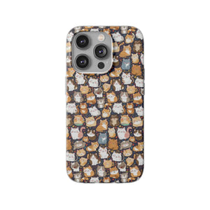 Minimalist Flexi Case - Clear Tpu Cute Cats Style - Dipaliz - Mobile Phone Cases