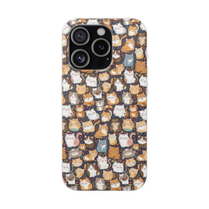 Minimalist Flexi Case - Clear Tpu Cute Cats Style - Dipaliz - Mobile Phone Cases