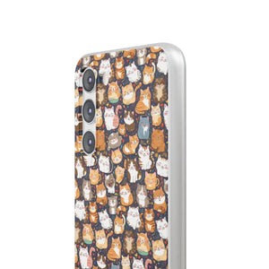 Minimalist Flexi Case - Clear Tpu Cute Cats Style - Dipaliz - Mobile Phone Cases