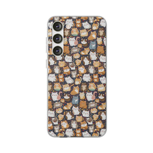 Minimalist Flexi Case - Clear Tpu Cute Cats Style - Dipaliz - Mobile Phone Cases