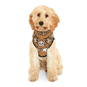 Cozy Cats Pattern Pet Hoodie - Soft Cotton Fleece - Dipaliz - Hoodies