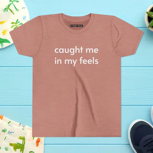 Feels Youth Tee - Cute Quote Shirt Summer Vibes Outfit - Dipaliz - s / Heather Mauve - T-shirts