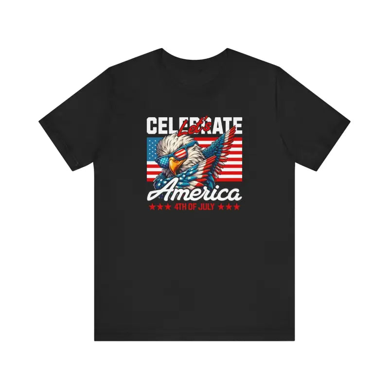 Celebrate America Unisex Jersey Tee - Eagle 4th of July Vibes - T-shirt