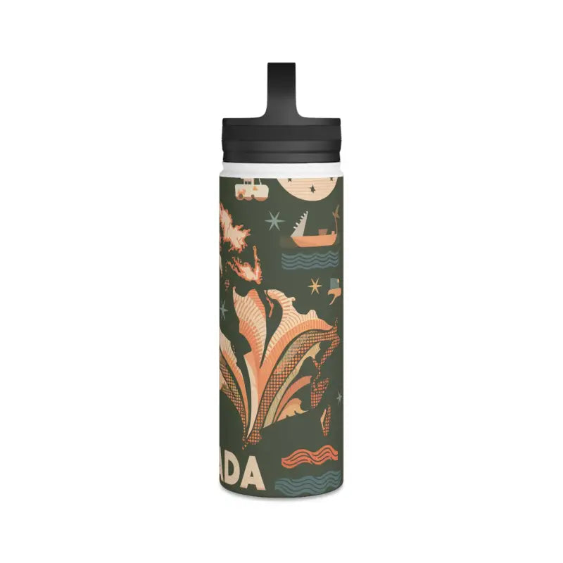 Celebrate Canada Day with Style: Stainless Steel Water Bottle - White / 18oz Bottles